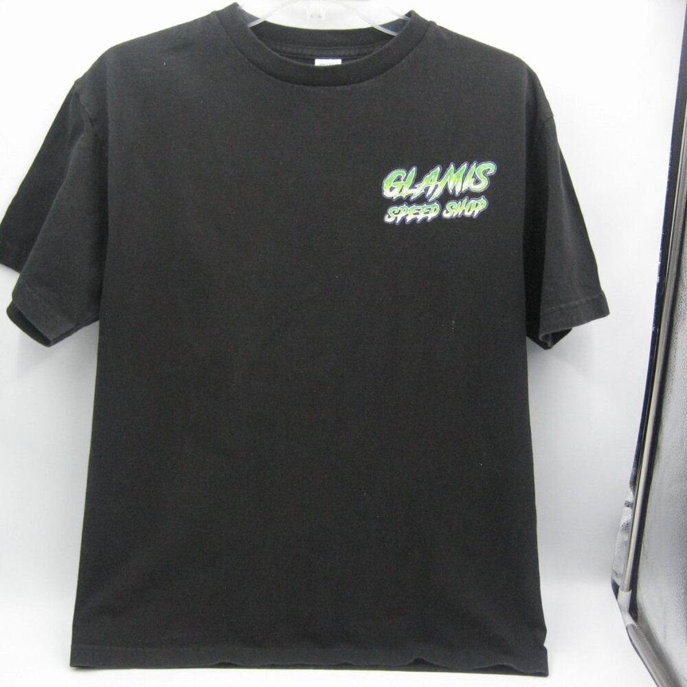 Glamis Speed Shop T-Shirt Adult Black Skull Jester Short Sleeve Off Road Cotton
